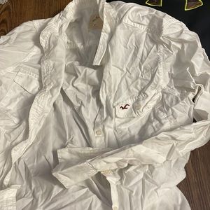 White Hollister button down